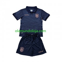 Camisola Equador Criança Equipamento Segundo Copa do Mundo 2026 Manga Curta